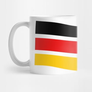 German Flag In The Wind Mug